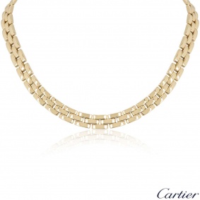Cartier Yellow Gold Maillon Panthere Necklace